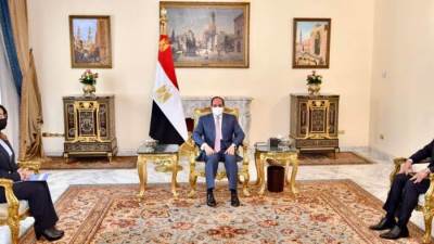 السيسي يستقبل وكيل السكرتير العام للأمم المتحدة