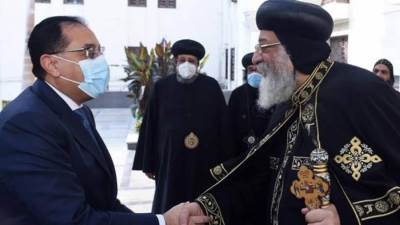 رئيس الوزراء يهنئ البابا تواضروس الثاني بمناسبة عيد الميلاد المجيد