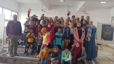 القافلة الفنية بجامعة المنيا تحتضن اطفال معهد الاورام