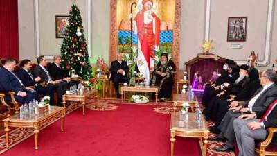 رئيس مجلس النواب يهنئ قداسة البابا والإخوة الأقباط بمناسبة عيد الميلاد المجيد