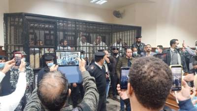 اول ظهور لحسن راتب ونائب الجن في محاكمة الآثار الكبرى