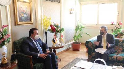 "عبد الغفار" يستقبل السفير الياباني لبحث سبل تعزيز التعاون العلمي مع اليابان