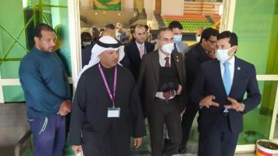 "صبحي" يصطحب وزراء الشباب الأفارقة والعرب في جولة بمدينة الرياضة بشرم الشيخ