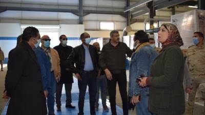 مسئولو وزارة الإسكان يتفقدون خدمات مياه الشرب بالمناطق الصناعية والسياحية بالعين السخنة