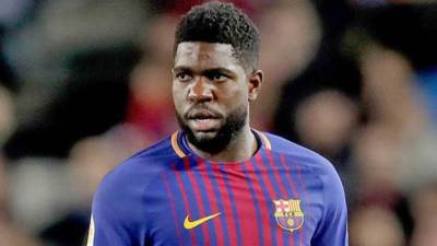 إصابة الفرنسي صامويل أومتيتي لاعب برشلونة بكسر فى القدم