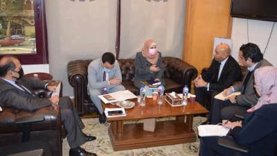 مباحثات مصرية جزائرية لزيادة التبادل التجاري والاستثماري المشترك .