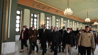 وزير السياحة يتفقد قصر محمد علي بشبرا