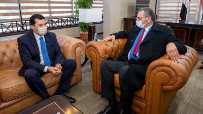 وزير الرياضة يبحث التعاون الثنائي مع أمين صندوق تحيا مصر