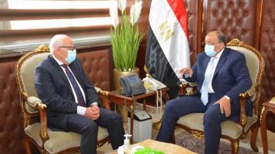 "شعراوي" يتابع مع محافظ بورسعيد المشروعات الخدمية والتنموية بالمحافظة