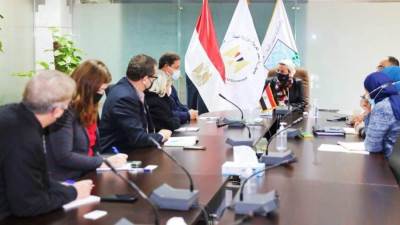 وزيرة البيئة تلتقى مدير مركز "إيكاردا" وتبحث التعاون المشترك بمجال التغيرات المناخية