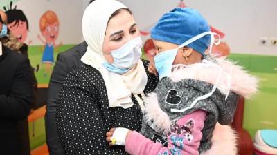 القباج تفتتح المرحلة الثانية لمستشفى شفاء الأورمان لعلاج سرطان الأطفال بالصعيد