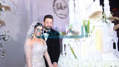 بالصور...الإعلامي "أحمد الهواري" يحتفل بعقد قرانه على "يمنى علي" بحضور نجوم الفن