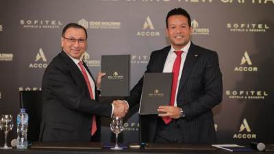 ايدج القابضة و أكور العالمية توقعان عقد فندق «سوفيتيل أويا تاورز» بالعاصمة الإدارية