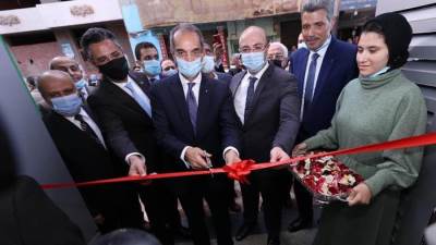 وزير الاتصالات يتفقد المنطقة التكنولوجية بمدينة بنى سويف الجديدة