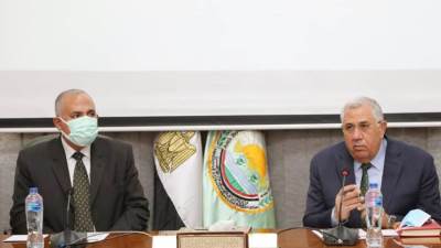 القصير وعبد العاطي يترأسا إجتماع اللجنة التنسيقية العليا بين وزارتي الزراعة والري