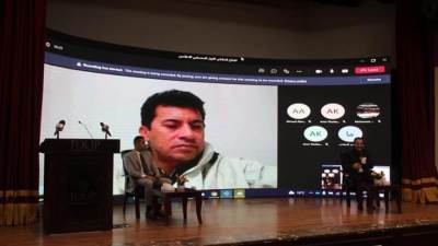 وزير الشباب والرياضة يشهد افتتاح فعاليات الملتقي الأول للمنسقيين الإعلاميين