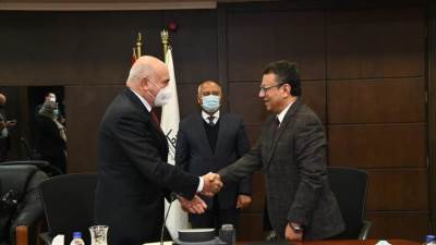 توقيع مذكرة تفاهم بين هيئة السكك الحديدية وشركة المافيفا اس.بي.اي (الإيطالية )