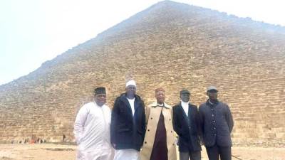 منطقة الاهرامات تستقبل وزير الإعلام النيجيري