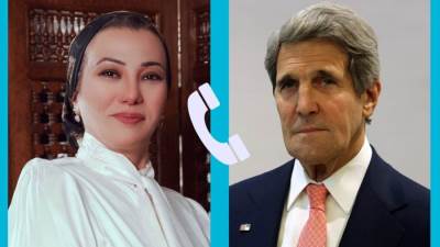 وزيرة البيئة تبحث مع جون كيري العلاقات الثنائية واستعدادات مصر لمؤتمر المناخCOP27