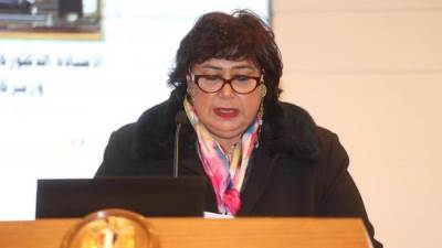 وزيرة الثقافة: 91 ألف زائر فى اليوم الأول لمعرض الكتاب