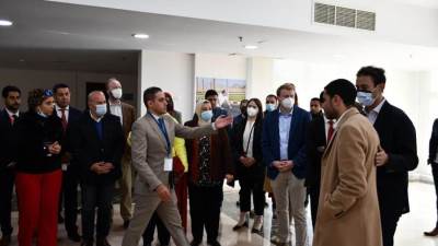 المدينة الشبابية بالاسمرات تستضيف وفداً رسمياً ثانياً من مساعدين وأعضاء الكونجرس الأمريكي