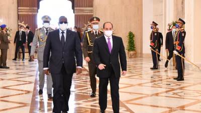 الرئيس السيسي ونظيره السنغال يبحثان حول آخر التطورات الإقليمية ذات الاهتمام المتبادل