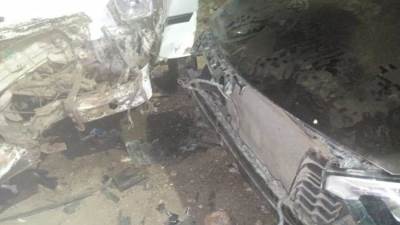 انقلاب اتوبيس به 26 راكبا بطريق مشتول المنير على كوبري الهاويس