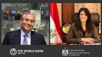 "المشاط" تلتقي فريد بلحاج لبحث العلاقات الاستراتيجية المشتركة مع مجموعة البنك الدولي