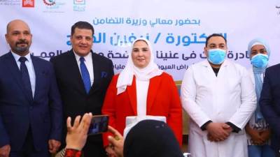 القباج تتفقد المشروعات التنموية لأهالى قرية المنصورية بمحافظة أسوان