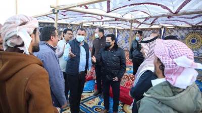 وزير الرياضة يتفقد معسكر الرياضة فى بلاد الفيروز بمدينتي دهب وسانت كاترين