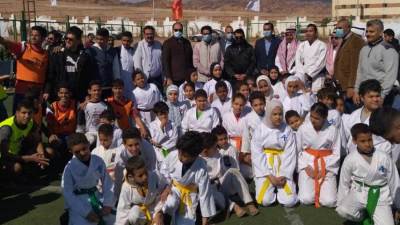 وزير الشباب والرياضة يتفقد مركزي شباب دهب والعصلة بجنوب سيناء