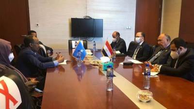 وزير الخارجية يلتقي نظيره الصومالي  على هامش اجتماعات قمة الاتحاد الإفريقي