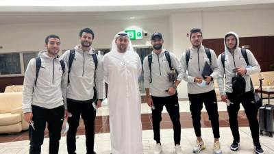 لاعبو الأهلي الدوليون يصلون إلى دبي 