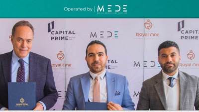 "رويال وان للتطوير" تتعاقد مع"MEDE"لتشغيل الجزء الطبي بمشروع "كابيتال برايم بيزنس بارك"
