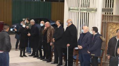 نجوم الزمالك يقدمون واجب العزاء فى شقيق عمرو مطراوي.. صور