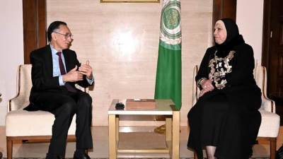 "جامع" تلتقى نظيريها الليبي والأردني لبحث مستجدات الشئون المشتركة بين مصر والبلدين