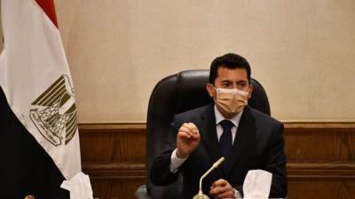 وزير الرياضة يطالب بزياده الفاعليات الرياضيه بالتعاون مع الشركات الخاصه