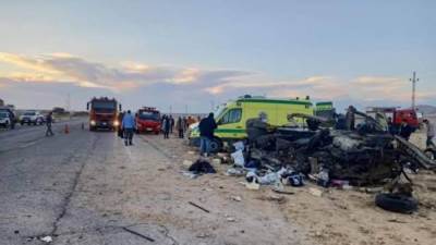 وفاة شخصين وإصابة 15 آخرين في حادث أتوبيس بطريق مطروح إسكندرية