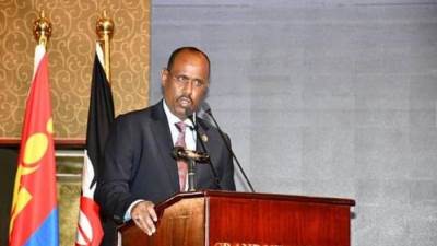 وزير الشئون الإسلامية والثقافة والأوقاف بدولة جيبوتي يشيد بموضوع المؤتمر