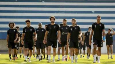 تدريبات خاصة للاعبي الزمالك في “الجيم” 