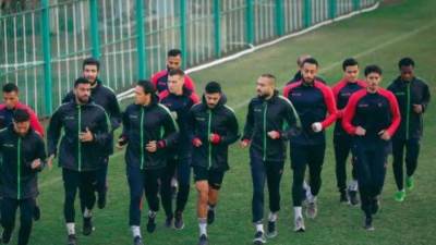 المقاولون العرب يواصل الاستعداد لمباراة المحلة