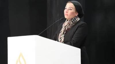 وزيرة البيئة تشارك فى حفل توزيع الجوائز  بمؤتمر ومعرض مصر الدولى للطاقة 