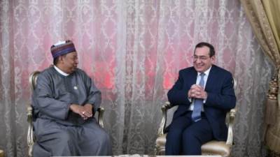 مباحثات ثنائية بين وزير البترول والأمين العام لمنظمة أوبك