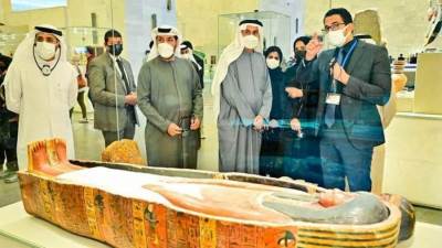 المتحف القومي للحضارة يستقبل أعضاء البرلمان الاماراتى 