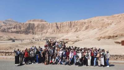 معبد حتشبسوت يستقبل رحلات «اعرف بلدك» لشباب الجامعات