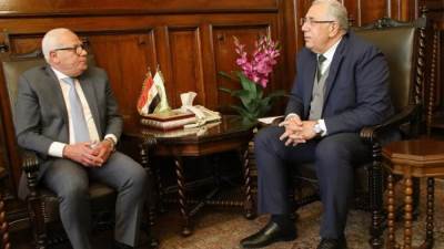 "القصير" و "الغضبان" يبحثان سبل تحقيق التنمية الزراعية في بورسعيد