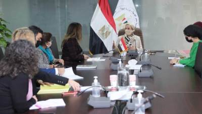وزيرة البيئة تناقش مع بعثة البنك الدولي التعاون ودعم استضافة مؤتمر المناخ