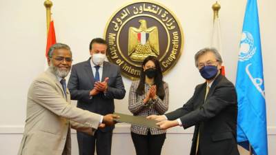 "المشاط وعبد الغفار" يشهدان توقيع اتفاقية اليابان واليونيسيف لمشروع توسيع نطاق اللقاحات