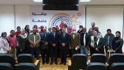 تأهيل مقيمي التميز الداخلي بجامعات طنطا والسويس والمنصورة وجنوب الوادي