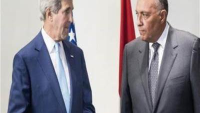 شكري وكيري يدشنان مجموعة العمل المصرية الأمريكية المعنية بالمناخ